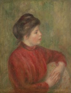 Ellerini Sandalyeye Yaslayan Kadın, 1891